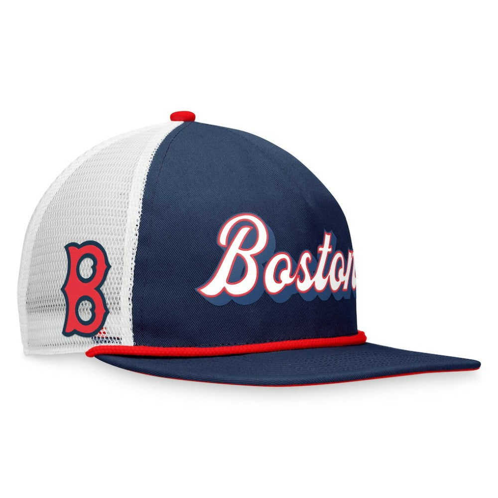 Navy Boston Red Sox Fanatics Heritage Golfer Snapback Hat