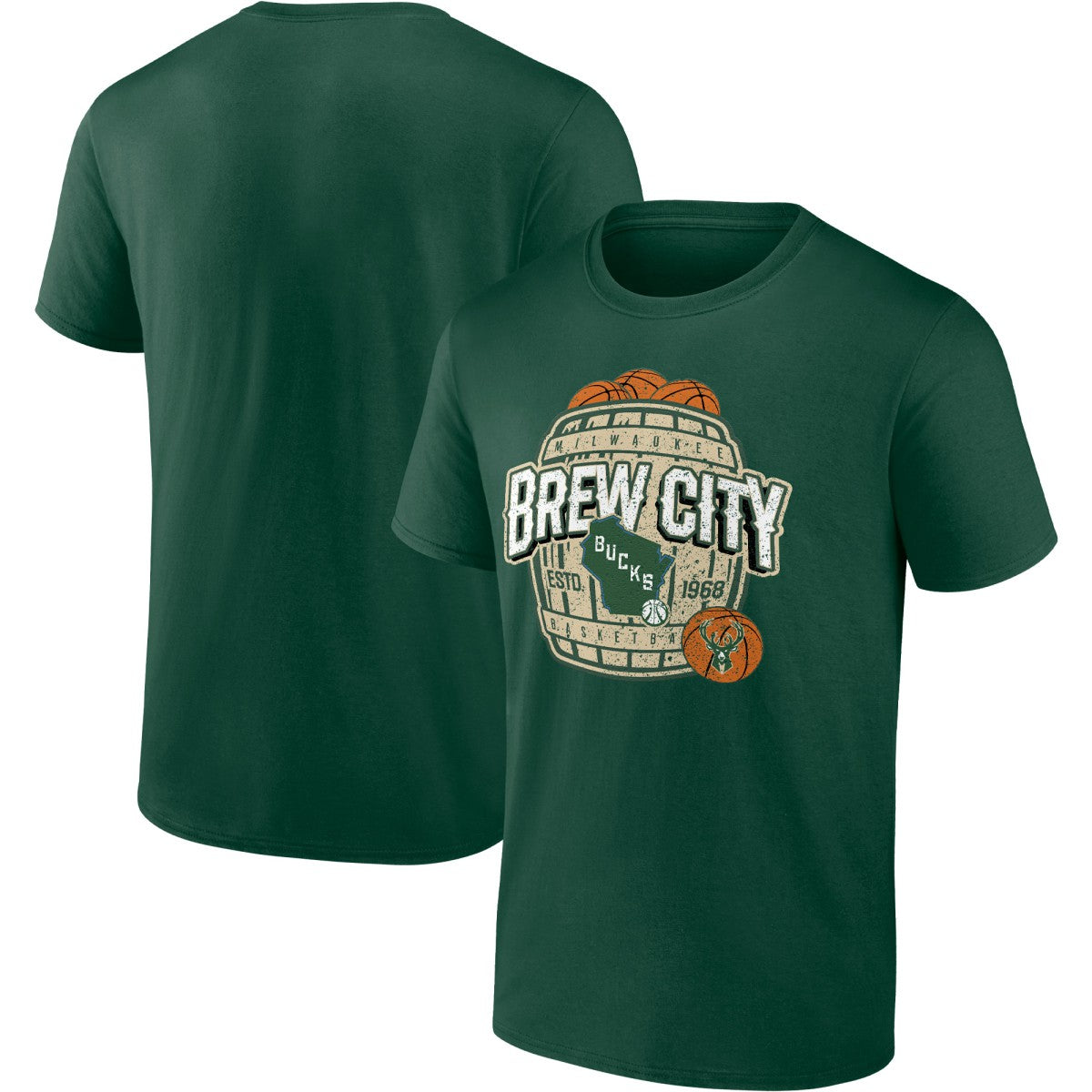 Fanatics Milwaukee Bucks Brew City Hometown Collection T-Shirt