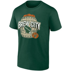 Fanatics Milwaukee Bucks Brew City Hometown Collection T-Shirt