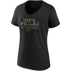 Fanatics Memphis Grizzlies Women's Hometown Collection Grit Grind V-Neck T-Shirt