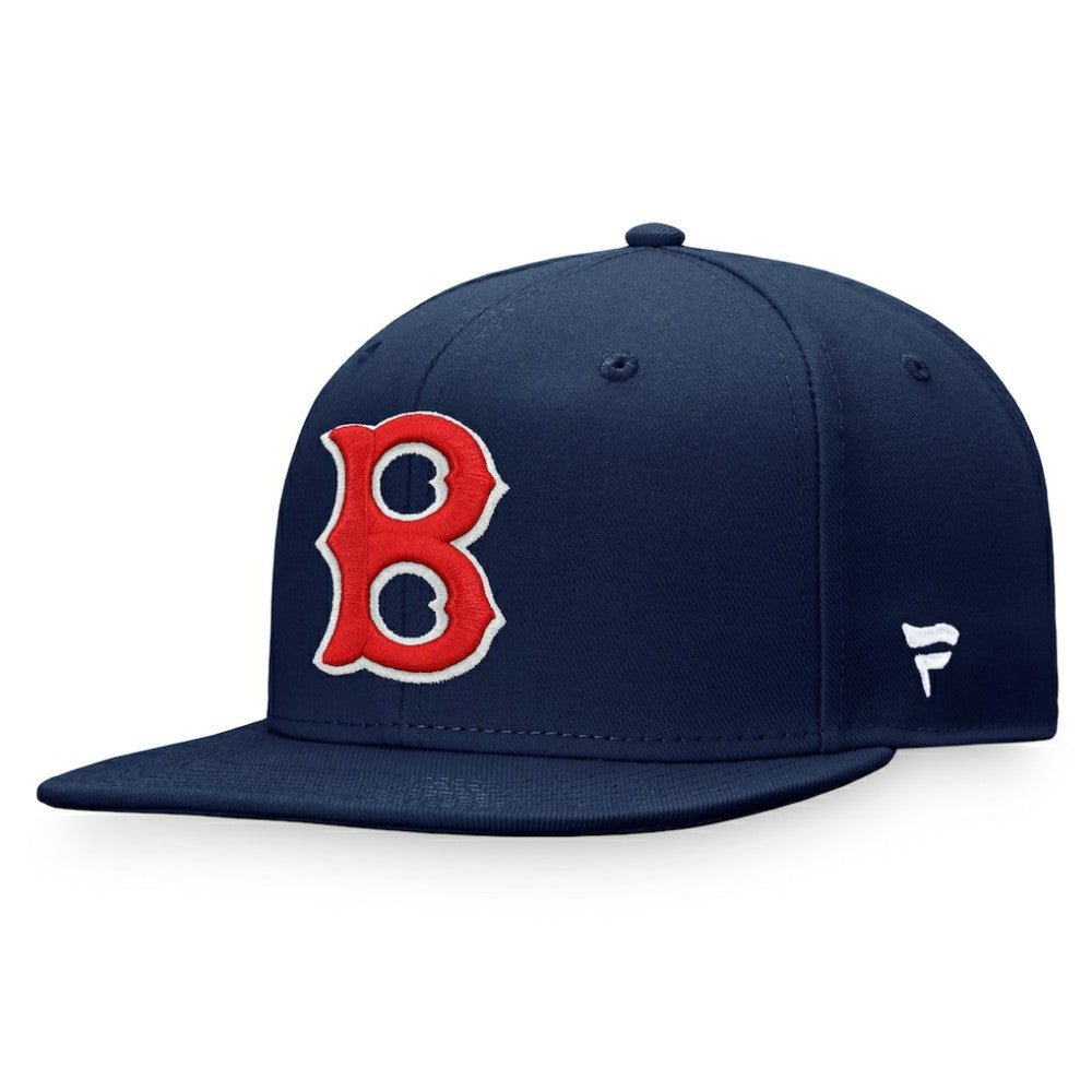 Navy Boston Red Sox Fanatics Cooperstown Collection Core Snapback Hat