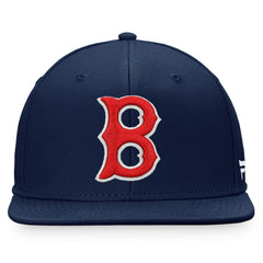 Navy Boston Red Sox Fanatics Cooperstown Collection Core Snapback Hat