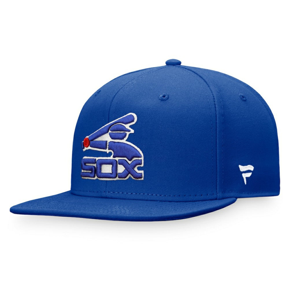 Royal Chicago White Sox Fanatics Cooperstown Collection Core Snapback Hat