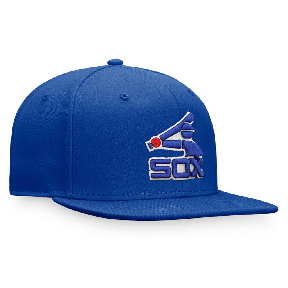 Royal Chicago White Sox Fanatics Cooperstown Collection Core Snapback Hat
