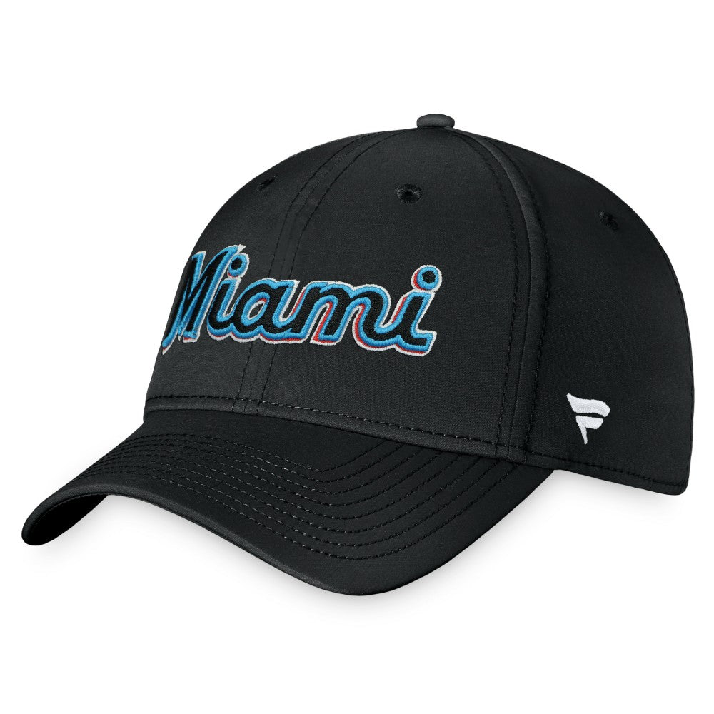 Black Miami Marlins Fanatics Core Flex Hat