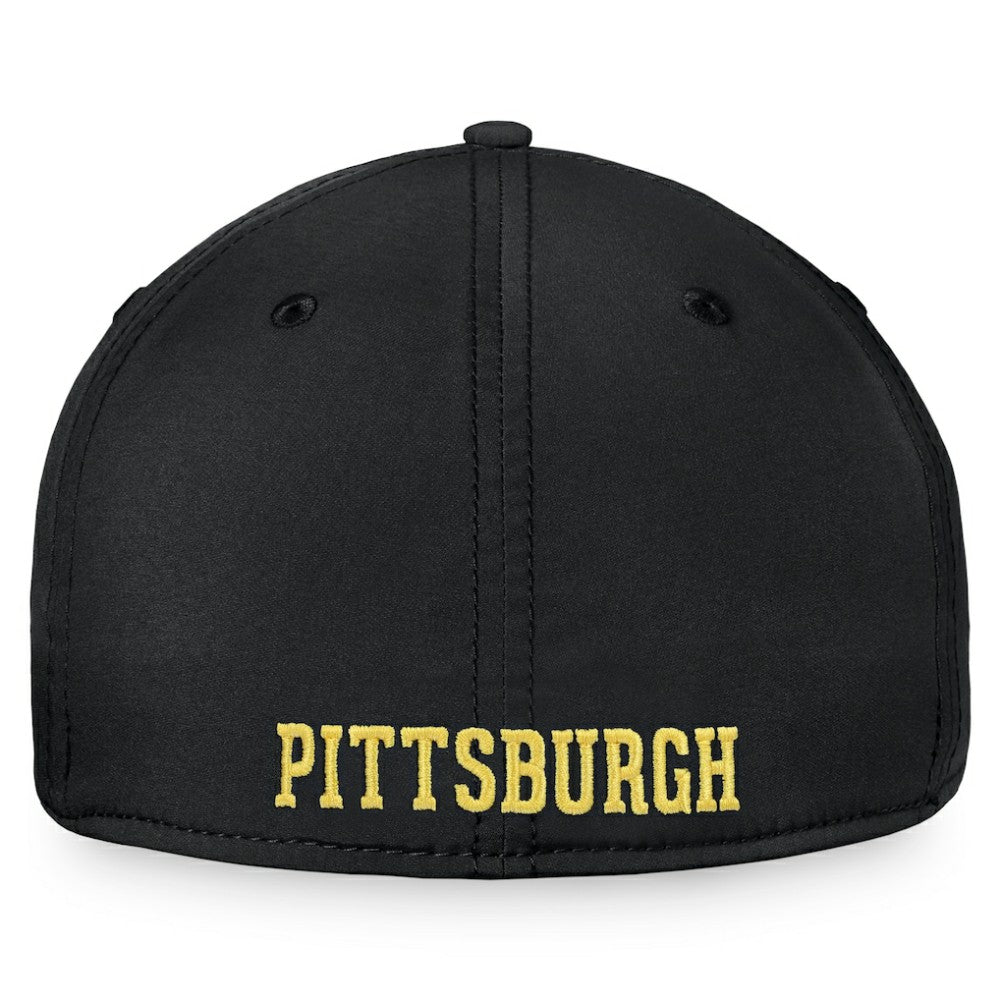 Black Pittsburgh Pirates Fanatics Core Flex Hat