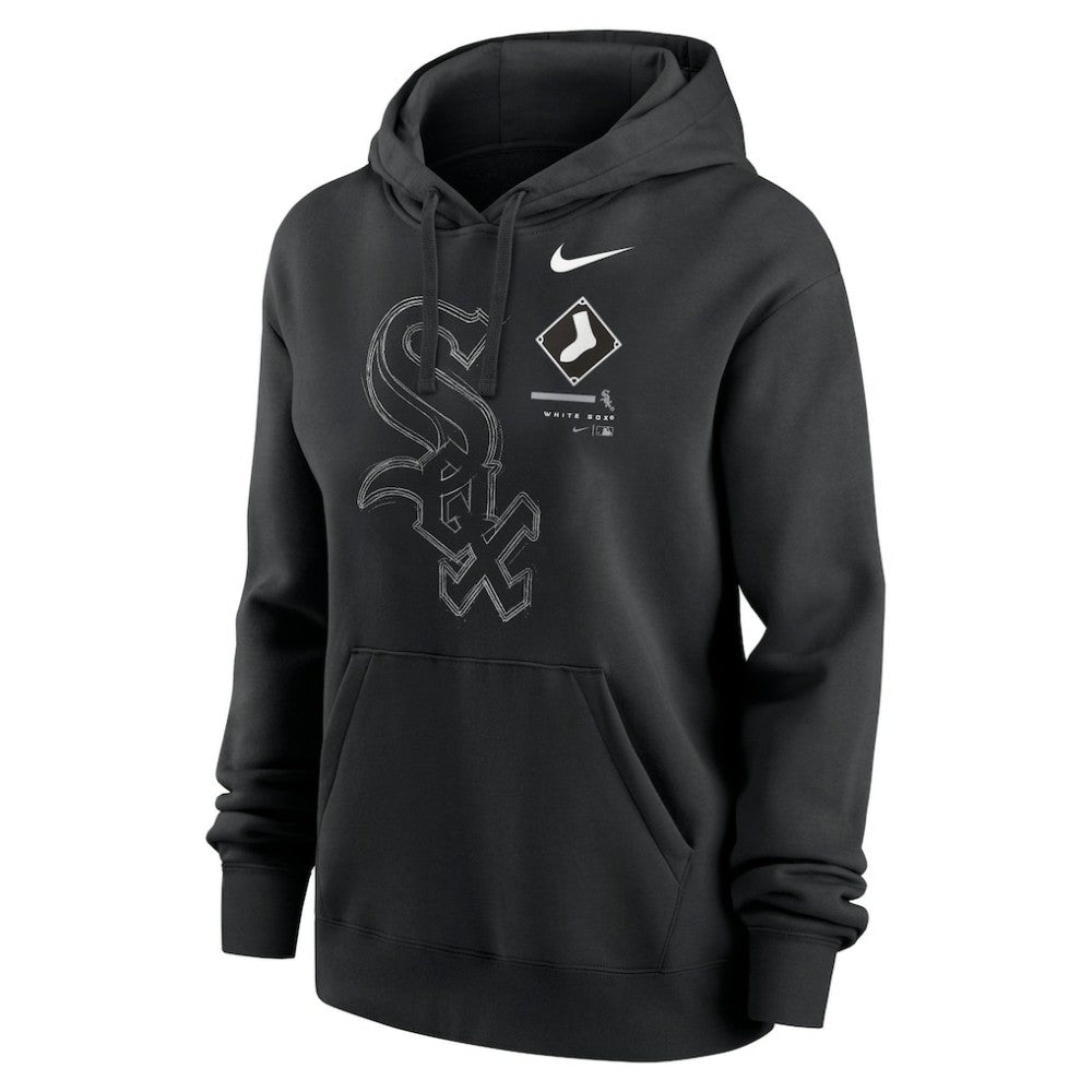 Black Chicago White Sox Nike Women's Big Game Pullover Hoodie