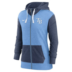 Light Blue Tampa Bay Rays Nike Women's Full-Zip Hoodie