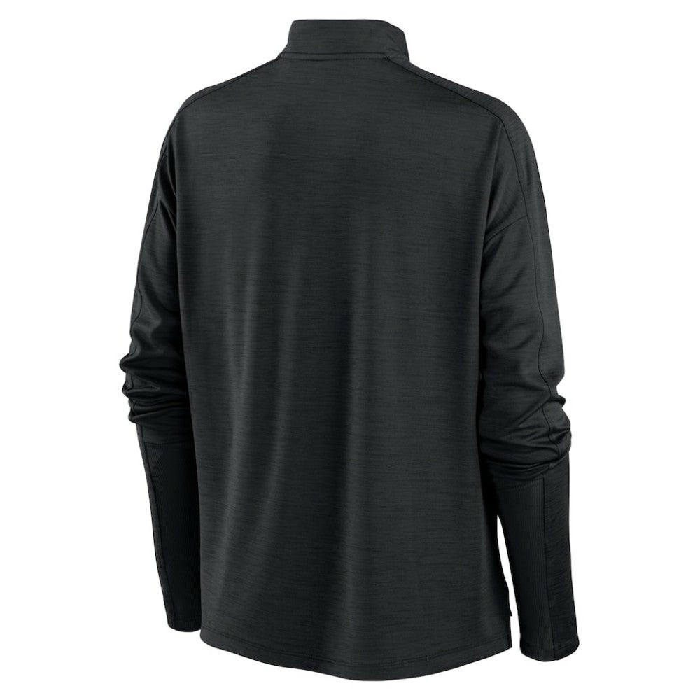 Black Chicago White Sox Nike Women's Pacer Quarter-Zip Top