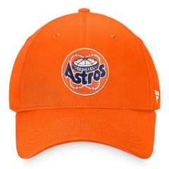 Orange Houston Astros Fanatics Cooperstown Collection Core Adjustable Hat