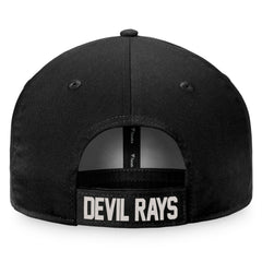 Black Tampa Bay Rays Fanatics Cooperstown Collection Core Adjustable Hat