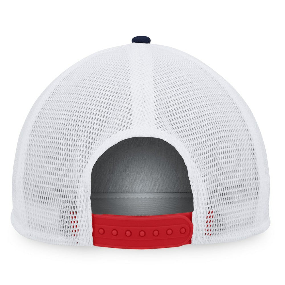 Navy/Red Boston Red Sox Fanatics Heritage Foam Front Trucker Snapback Hat