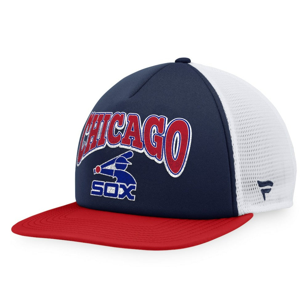 Navy/Red Chicago White Sox Fanatics Heritage Foam Front Trucker Snapback Hat