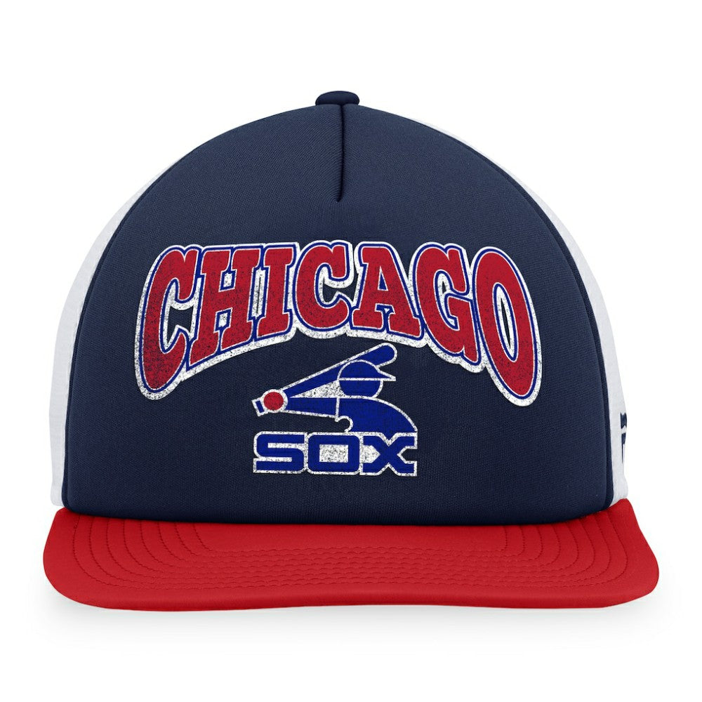 Navy/Red Chicago White Sox Fanatics Heritage Foam Front Trucker Snapback Hat