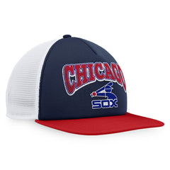 Navy/Red Chicago White Sox Fanatics Heritage Foam Front Trucker Snapback Hat