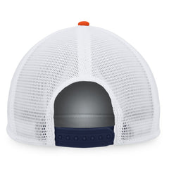 Orange/Navy Houston Astros Fanatics Heritage Foam Front Trucker Snapback Hat