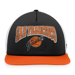 Black/Orange San Francisco Giants Fanatics Heritage Foam Front Trucker Snapback Hat