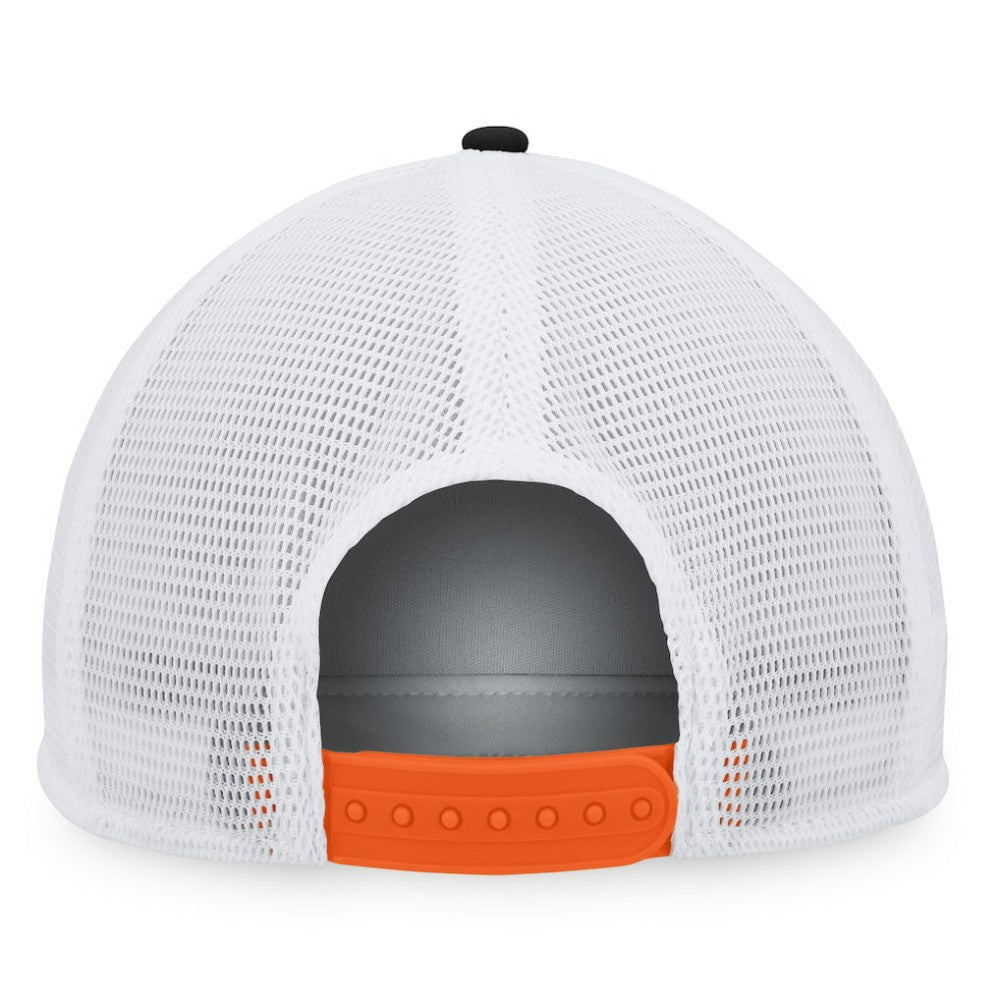 Black/Orange San Francisco Giants Fanatics Heritage Foam Front Trucker Snapback Hat