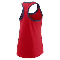 Red Washington Nationals Nike Women's Tech Tri-Blend Tank Top