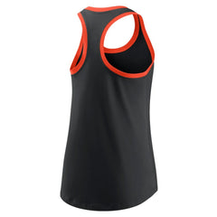 Black San Francisco Giants Nike Women's Tech Tri-Blend Tank Top