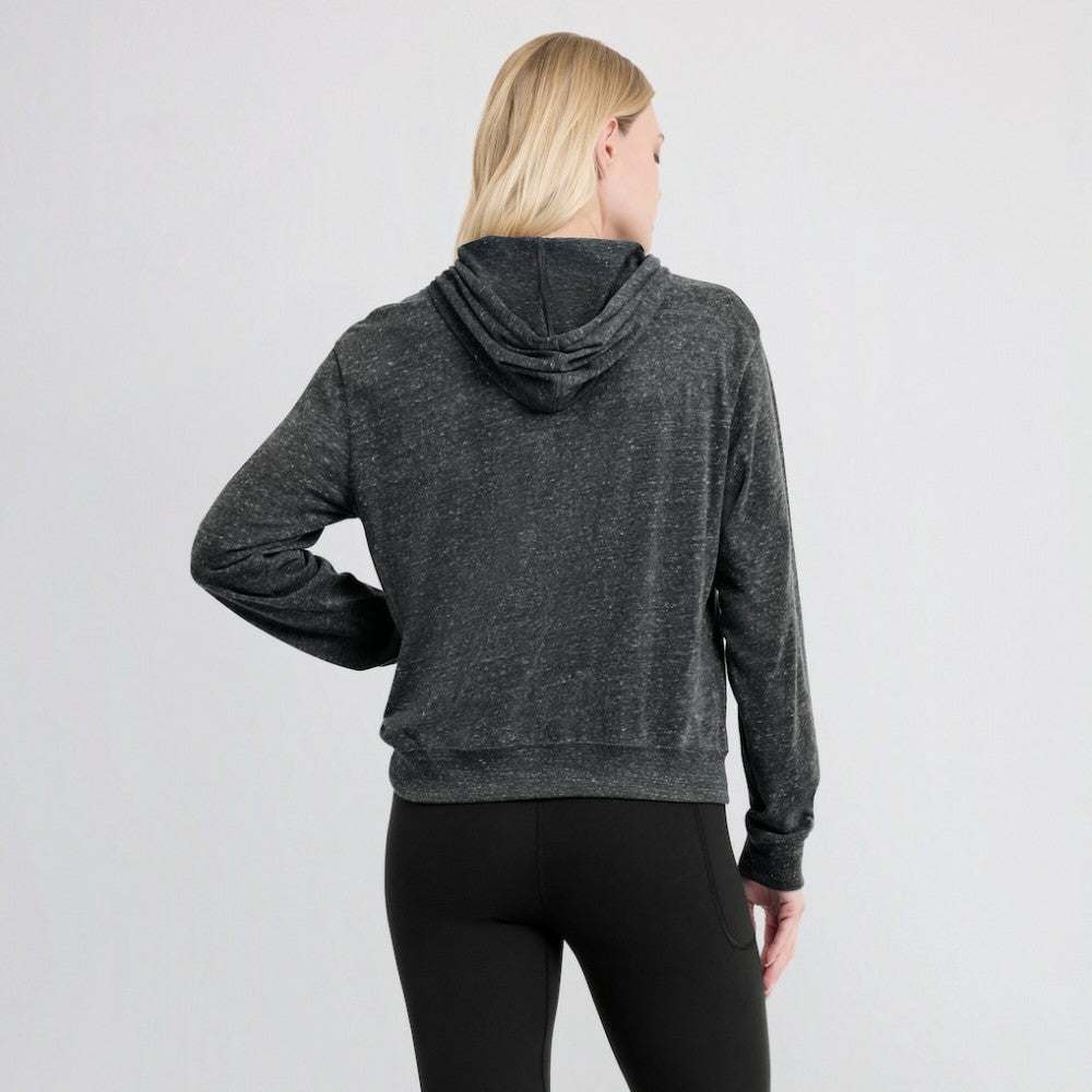 Black San Francisco Giants Nike Women's Diamond Icon Gym Vintage Lightweight Hooded Top