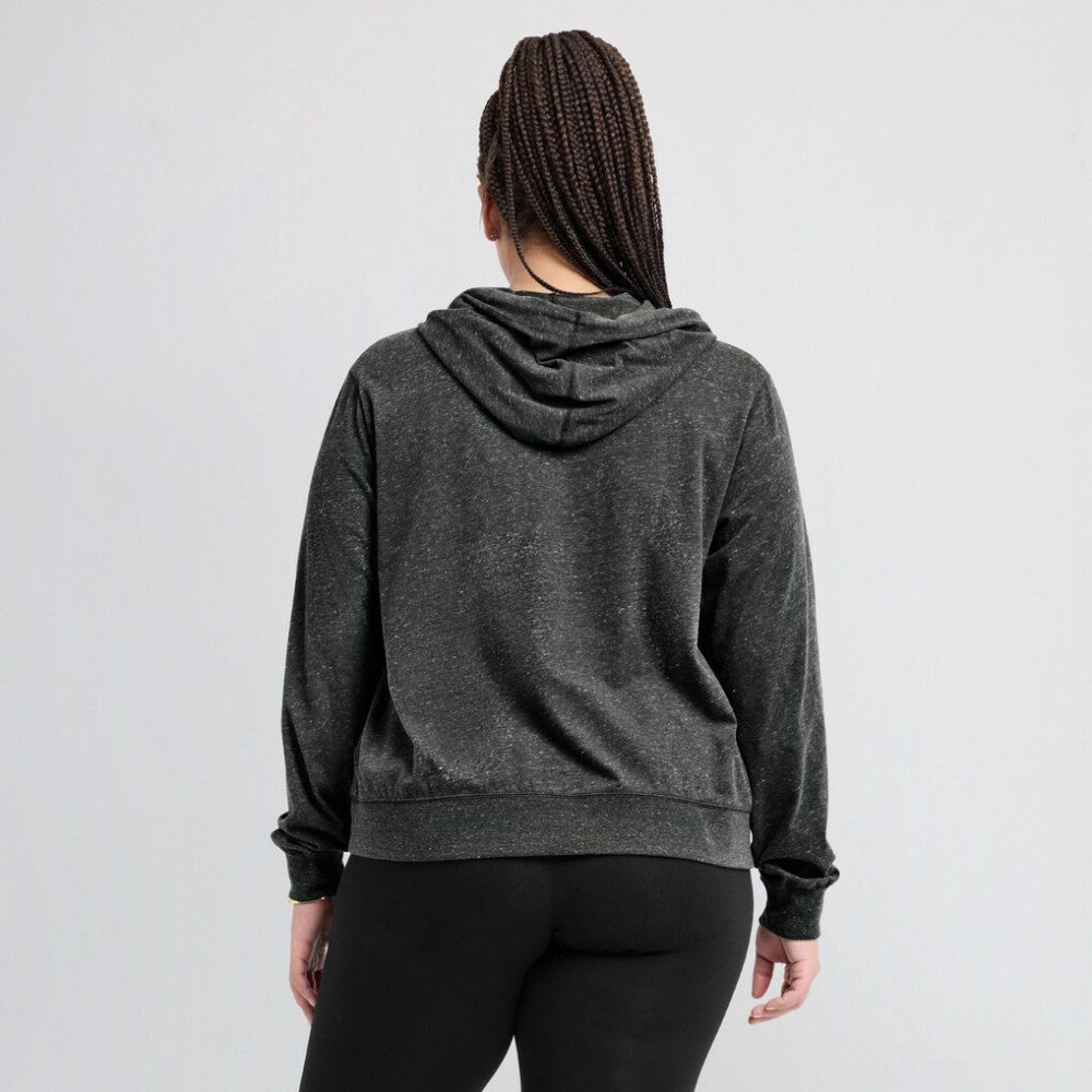 Black San Francisco Giants Nike Women's Diamond Icon Gym Vintage Lightweight Hooded Top