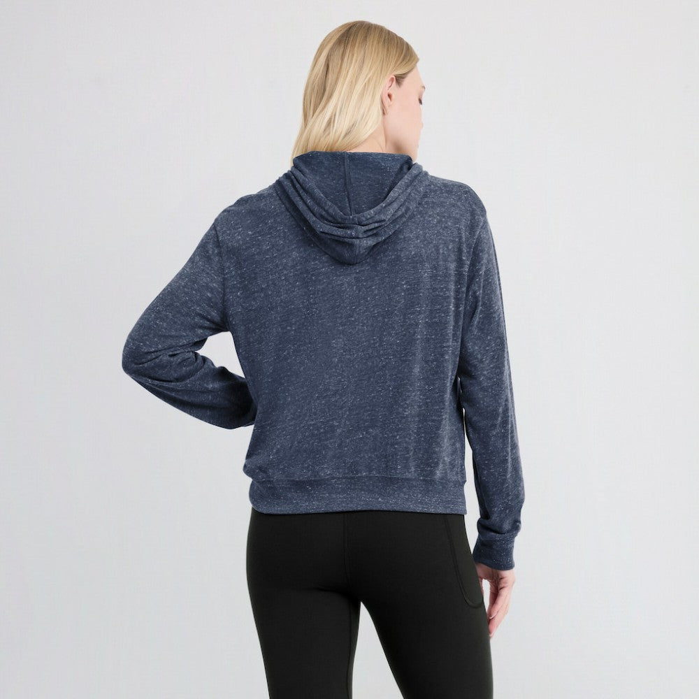 Navy Houston Astros Nike Women's Diamond Icon Gym Vintage Lightweight Hooded Top