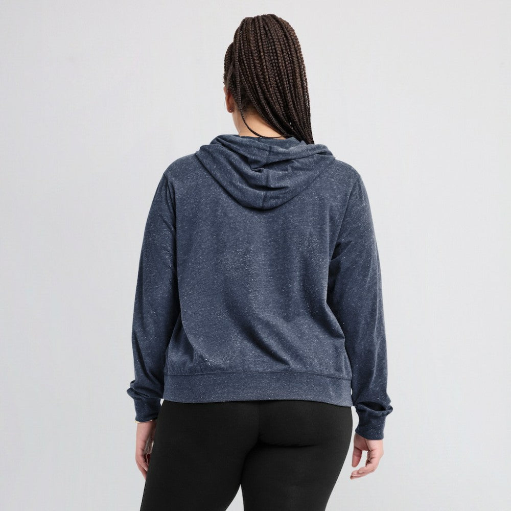 Navy Houston Astros Nike Women's Diamond Icon Gym Vintage Lightweight Hooded Top