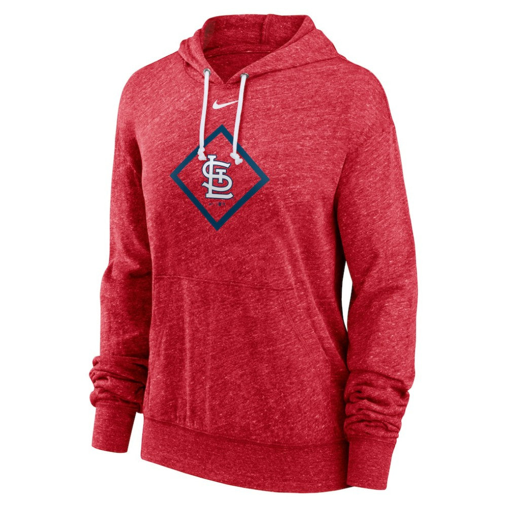 Red St. Louis Cardinals Nike Women's Diamond Icon Gym Vintage Lightweight Hooded Top