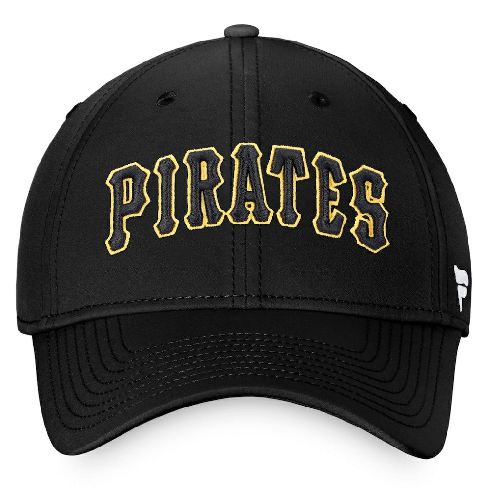 Black Pittsburgh Pirates Fanatics Cooperstown Core Flex Hat
