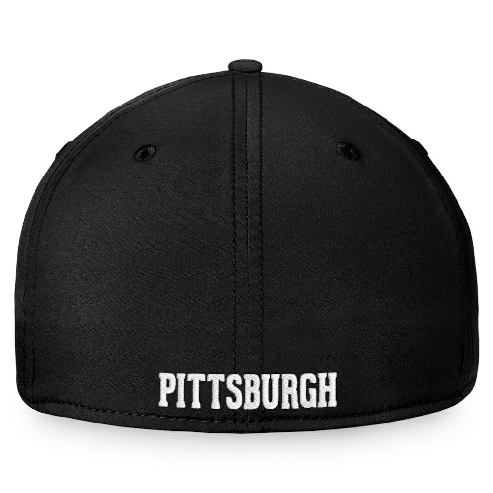 Black Pittsburgh Pirates Fanatics Cooperstown Core Flex Hat