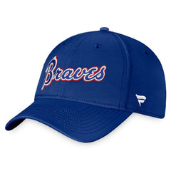 Royal Atlanta Braves Fanatics Cooperstown Core Flex Hat