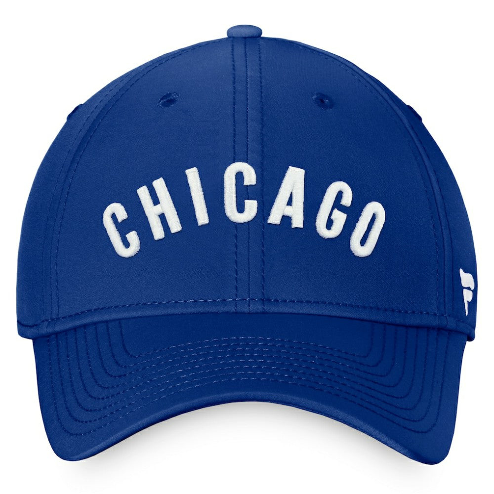 Royal Chicago Cubs Fanatics Cooperstown Core Flex Hat