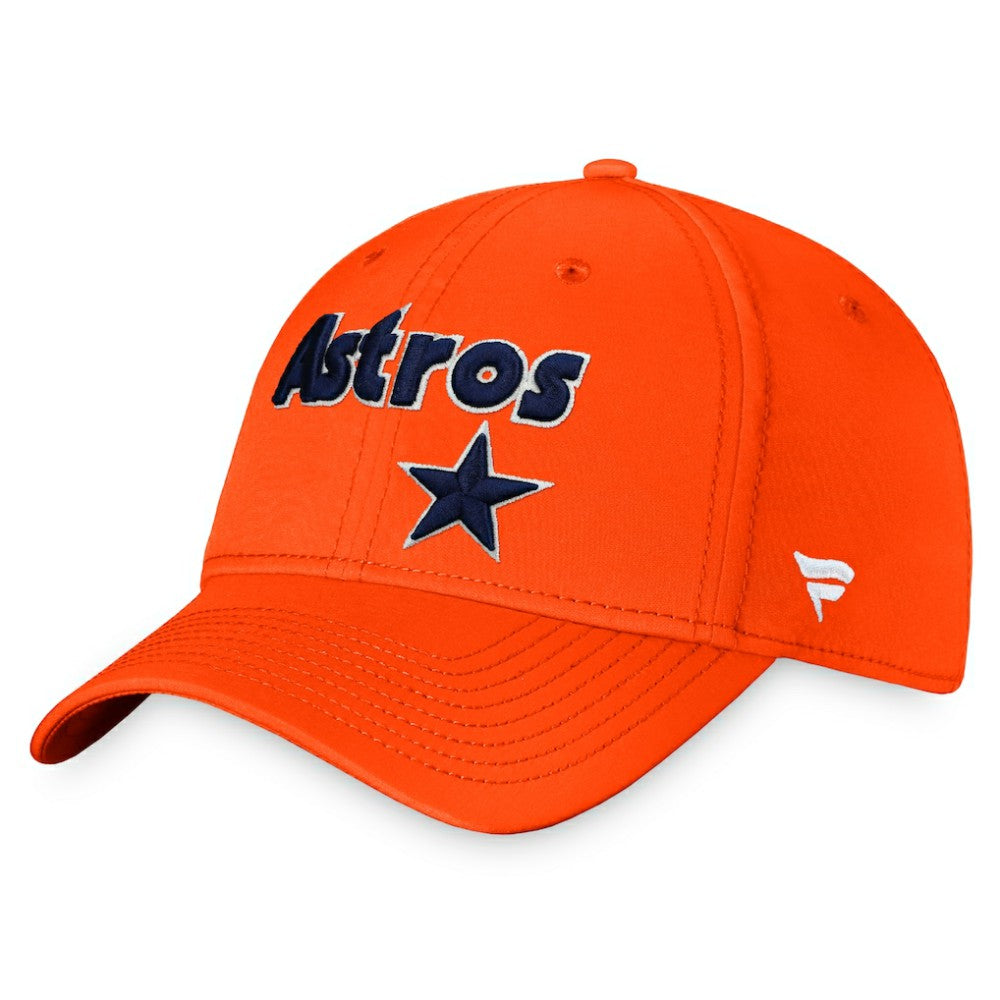 Orange Houston Astros Fanatics Cooperstown Core Flex Hat
