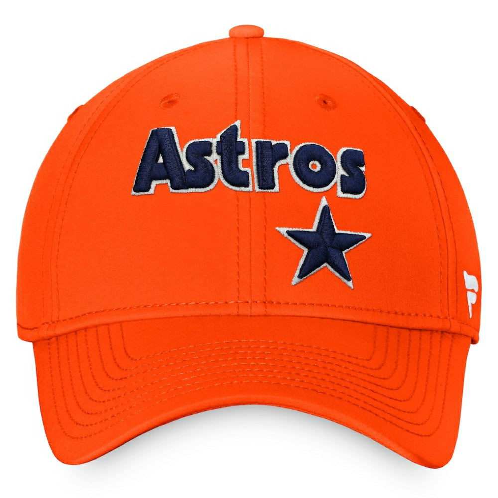Orange Houston Astros Fanatics Cooperstown Core Flex Hat