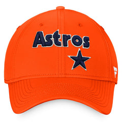 Orange Houston Astros Fanatics Cooperstown Core Flex Hat