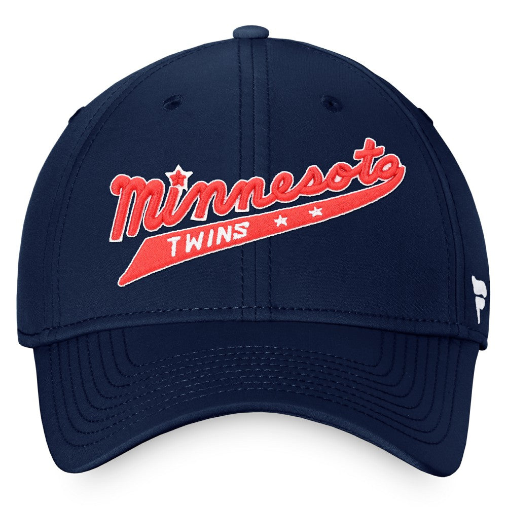 Navy Minnesota Twins Fanatics Cooperstown Core Flex Hat