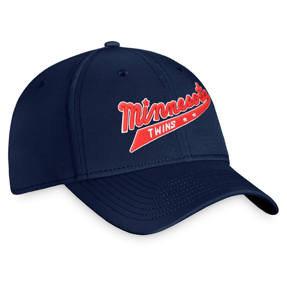 Navy Minnesota Twins Fanatics Cooperstown Core Flex Hat