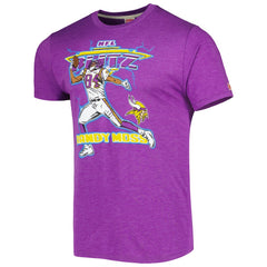 Randy Moss  Homage Unisex NFL Blitz Retired Player Tri-Blend T-Shirt - Minnesota Vikings T-shirts