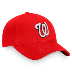 Red Washington Nationals Fanatics Core Adjustable Hat