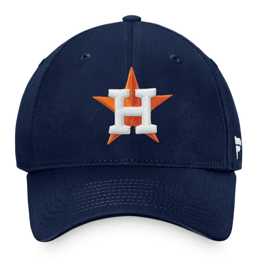Navy Houston Astros Fanatics Core Adjustable Hat