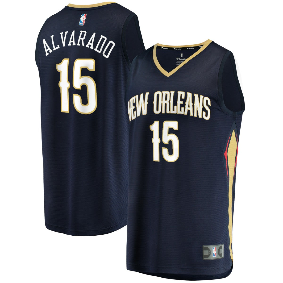 Fanatics Jose Alvarado New Orleans Pelicans Fast Break Replica Jersey