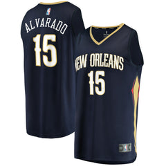 Fanatics Jose Alvarado New Orleans Pelicans Fast Break Replica Jersey