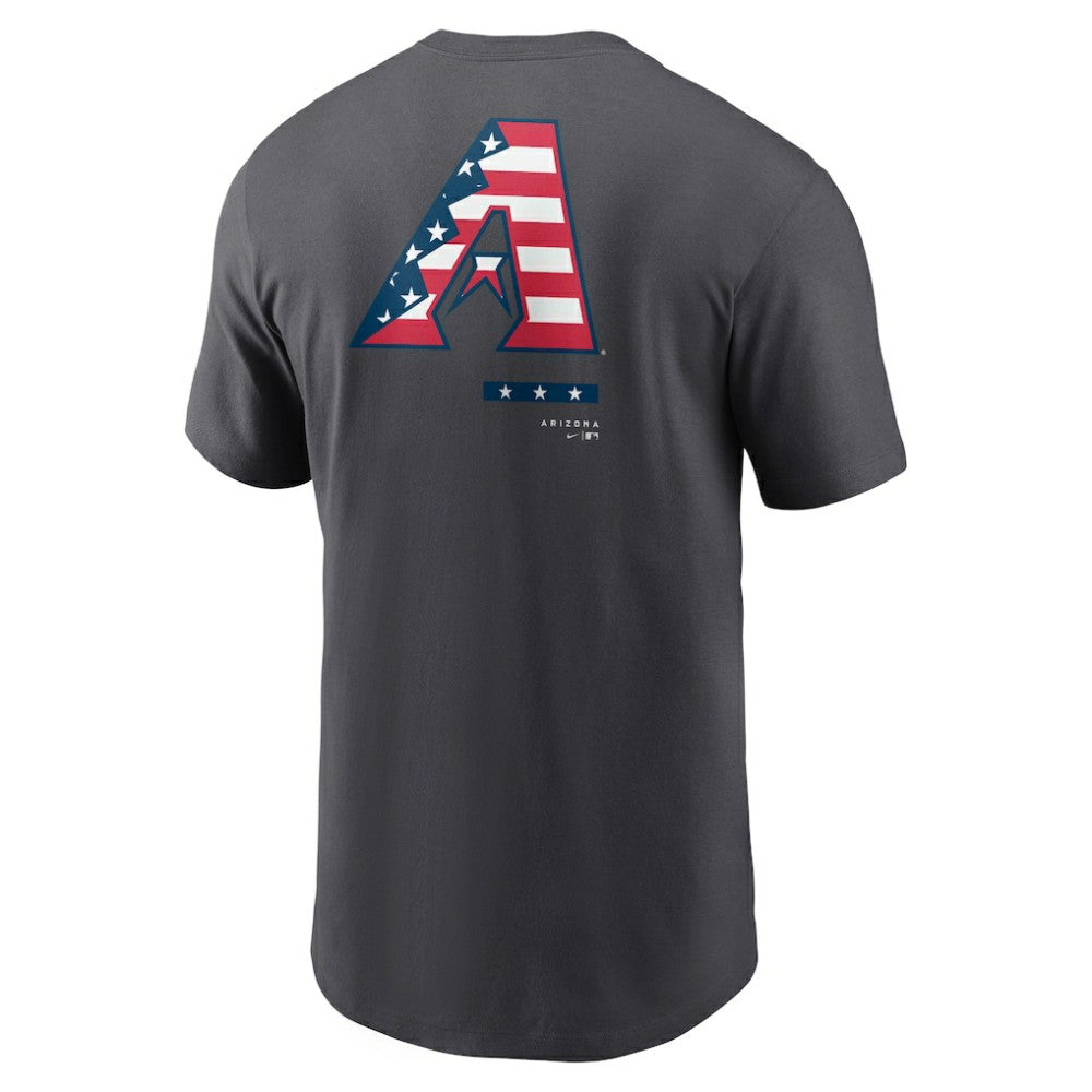 Anthracite Arizona Diamondbacks Nike Americana T-Shirt