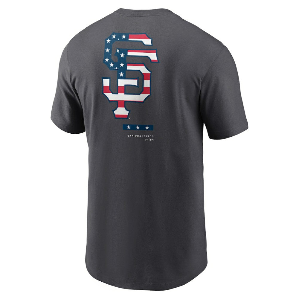 Anthracite San Francisco Giants Nike Americana T-Shirt