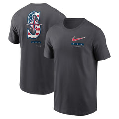 Anthracite Seattle Mariners Nike Americana T-Shirt
