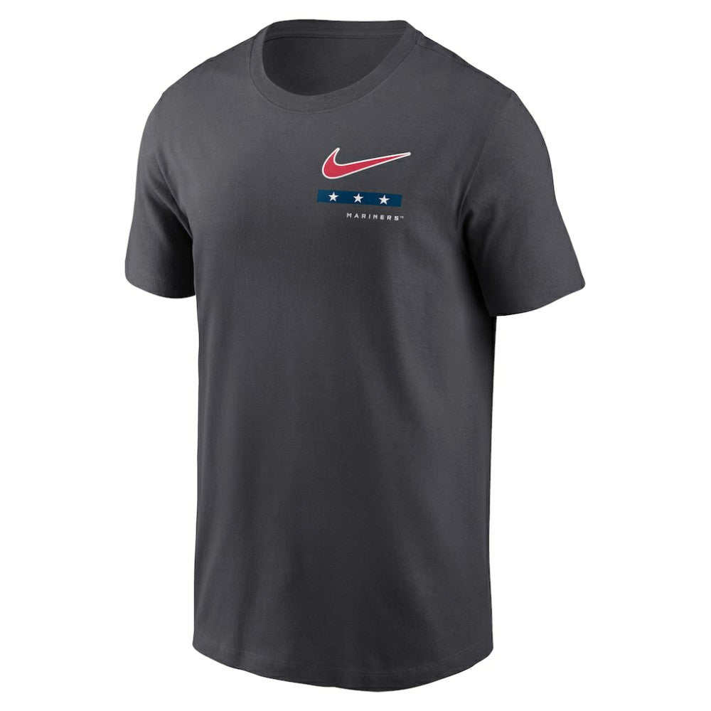 Anthracite Seattle Mariners Nike Americana T-Shirt