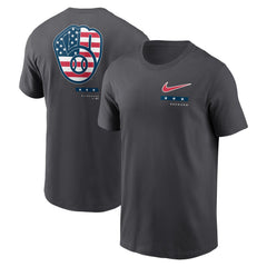 Anthracite Milwaukee Brewers Nike Americana T-Shirt