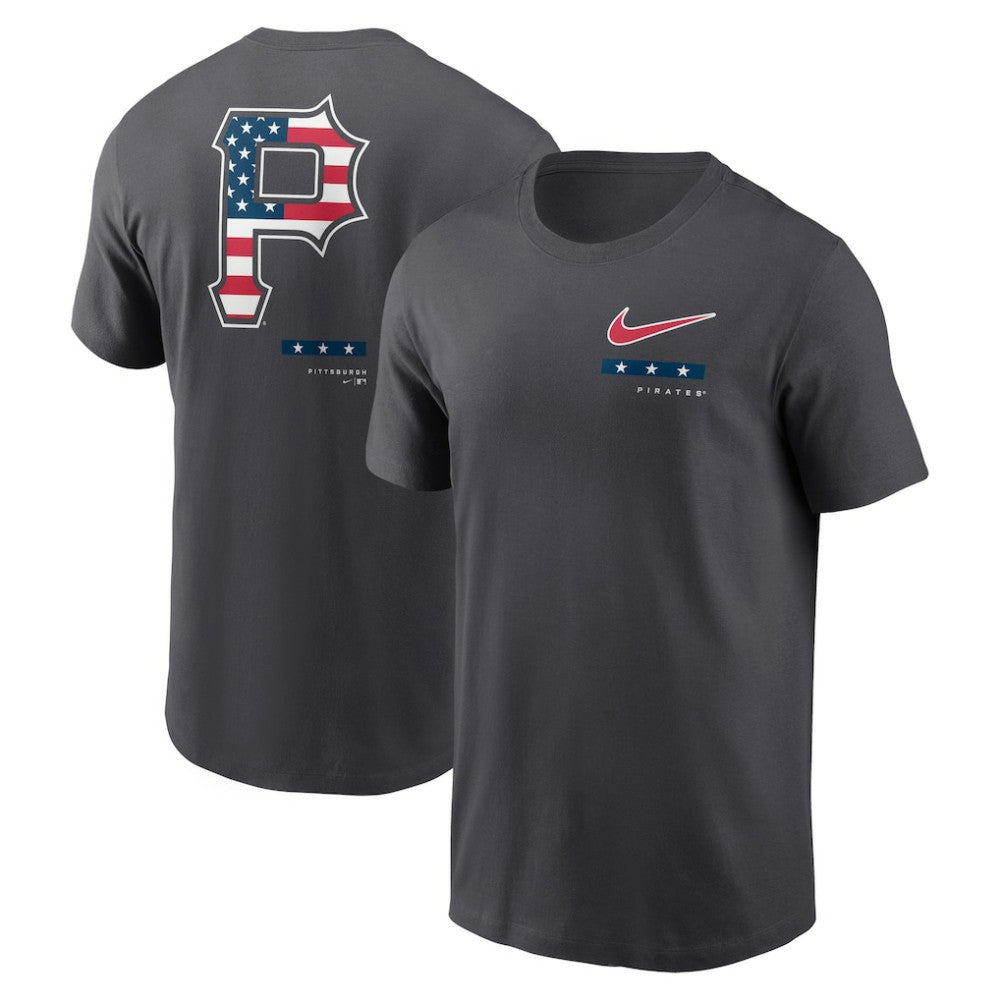 Anthracite Pittsburgh Pirates Nike Americana T-Shirt