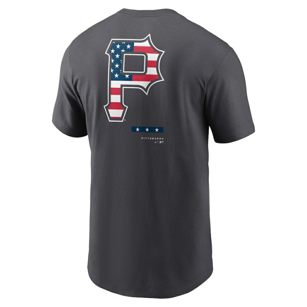 Anthracite Pittsburgh Pirates Nike Americana T-Shirt